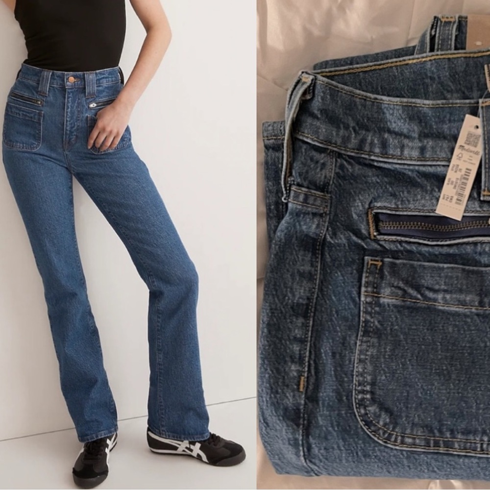 Perfect Vintage Flare Jean in Grahame Wash Madewell 28 BNWT / 29 EUC (2pairs)